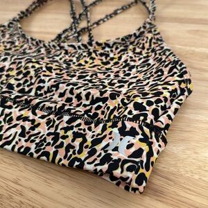 Hurley H2O-DRI Multicolor Animal Print Sports Bra
